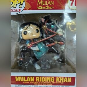 Funko Pop Rides 76 Mulan Riding Khan MIB